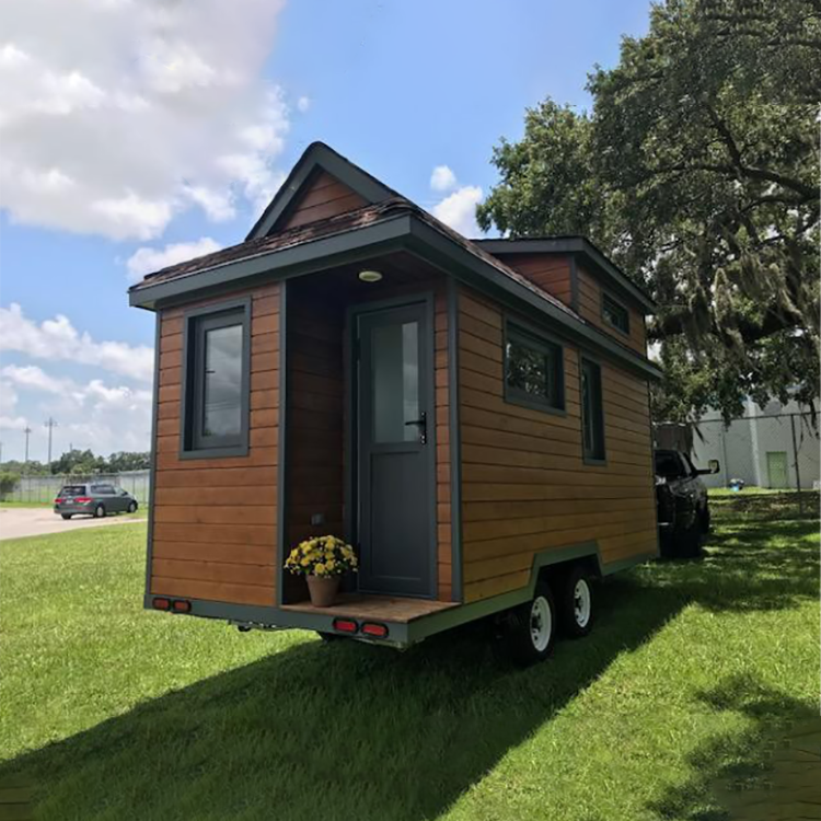 Well Decorated Mini Home Mobile Tiny House With Trailer