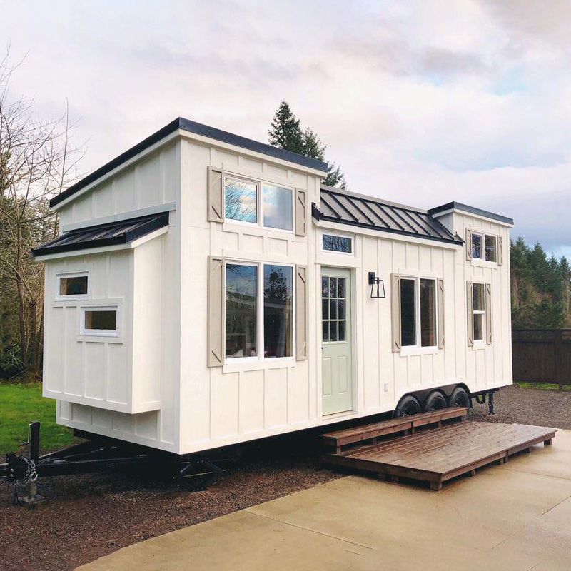 Mobile Prefabricated Tiny House On Wheel